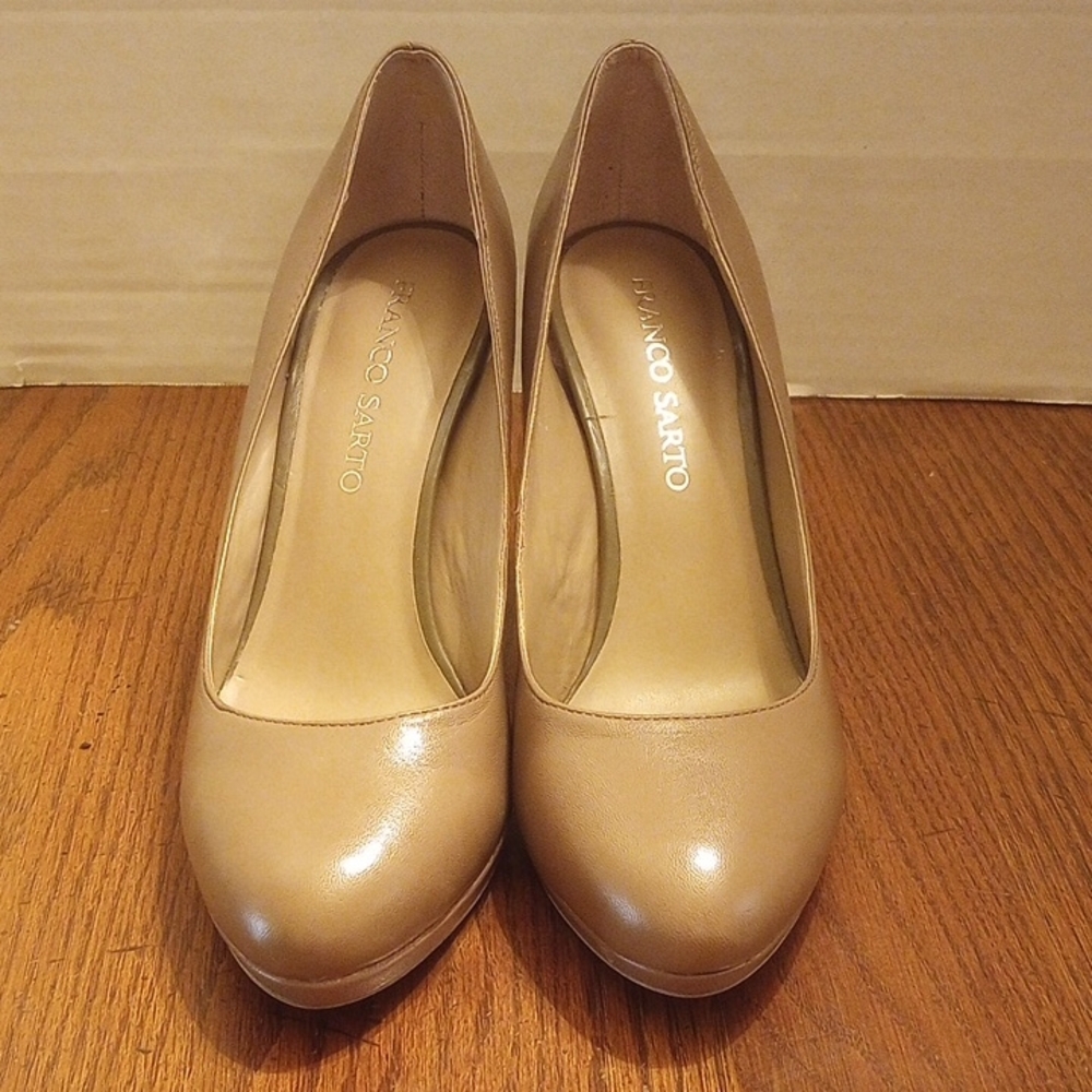 Franco Sarto Women's Beige Heels